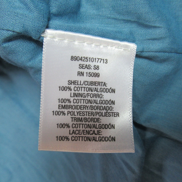 Vintage Simply Styled Sears Jacket Womens Large Blue Textured Hipster Retro Boho - Picture 9 of 10